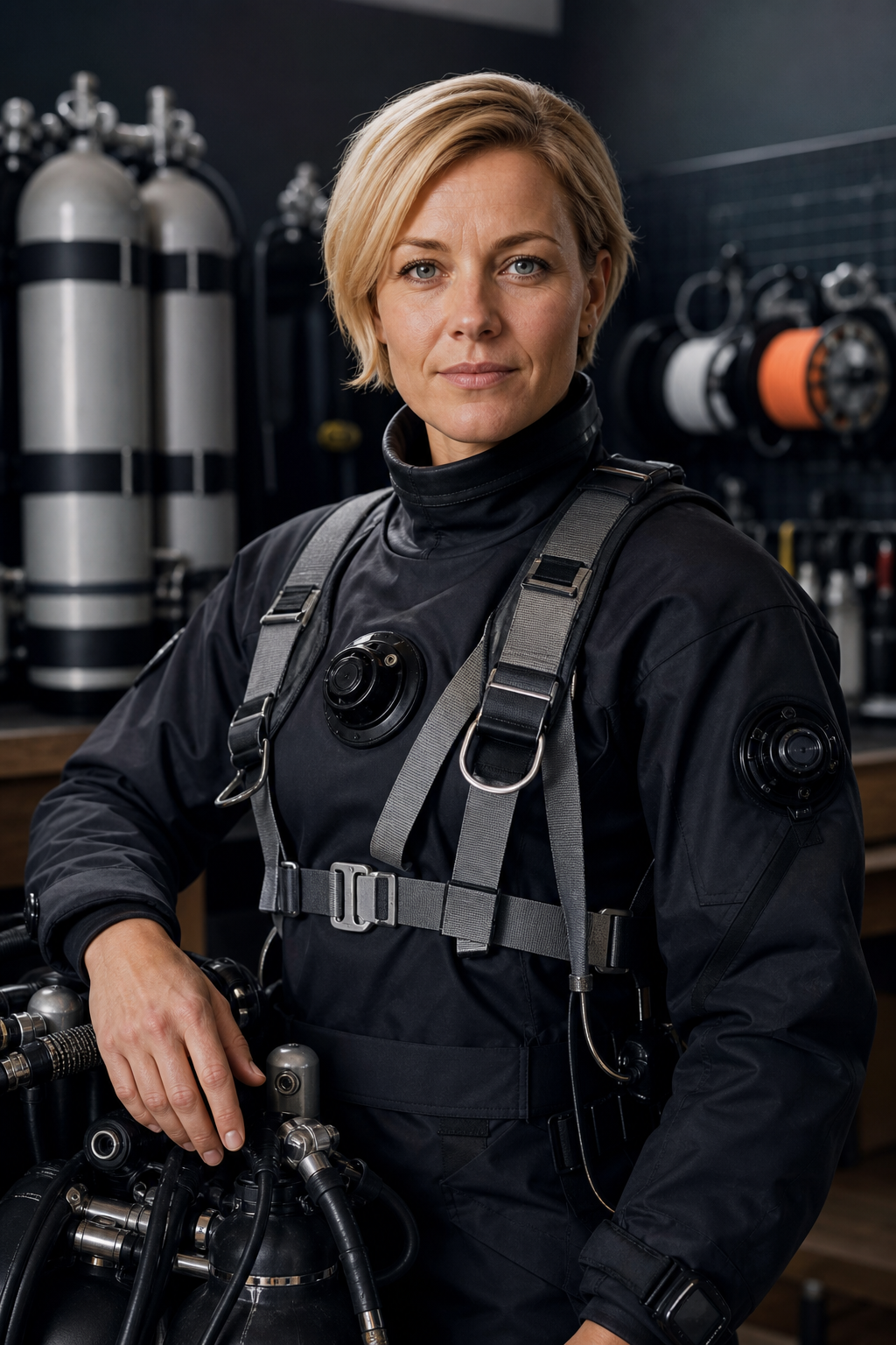 Ewa Zielińska, instruktorka nurkowania technicznego