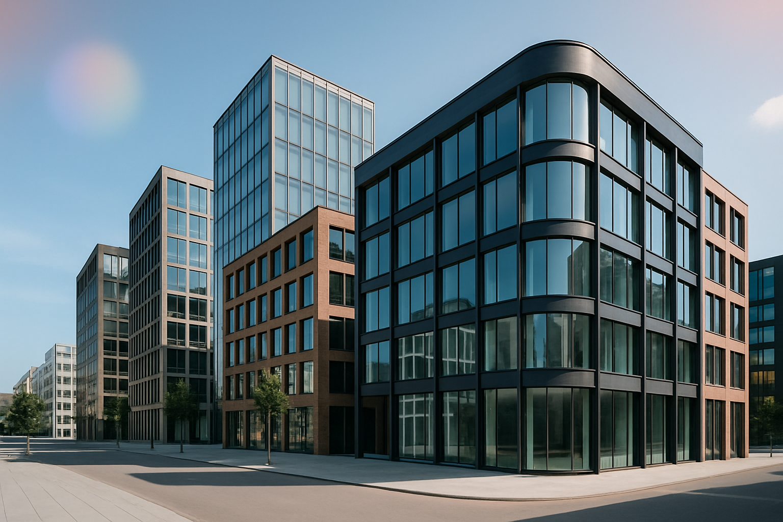 Modern architectural cityscape representing high-quality construction in Copenhagen