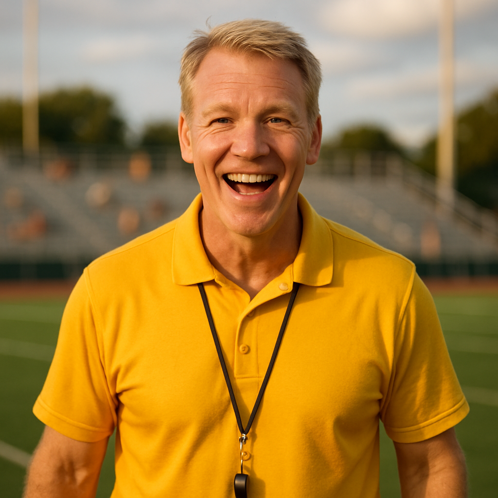 Coach Alex Johnson of Golden Eagles