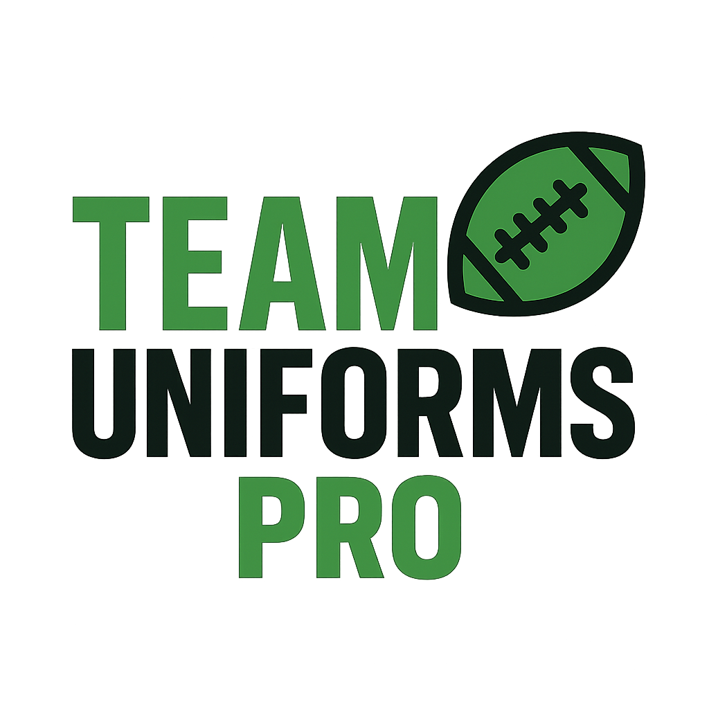 Team Uniforms Pro logo with football icon