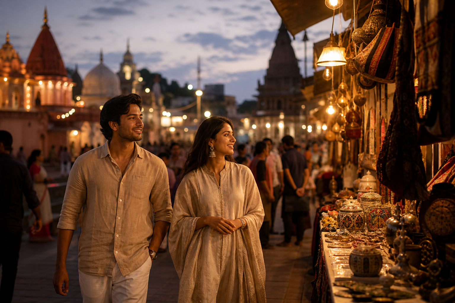 Destination lifestyle moment with guests enjoying local culture and relaxed travel pace