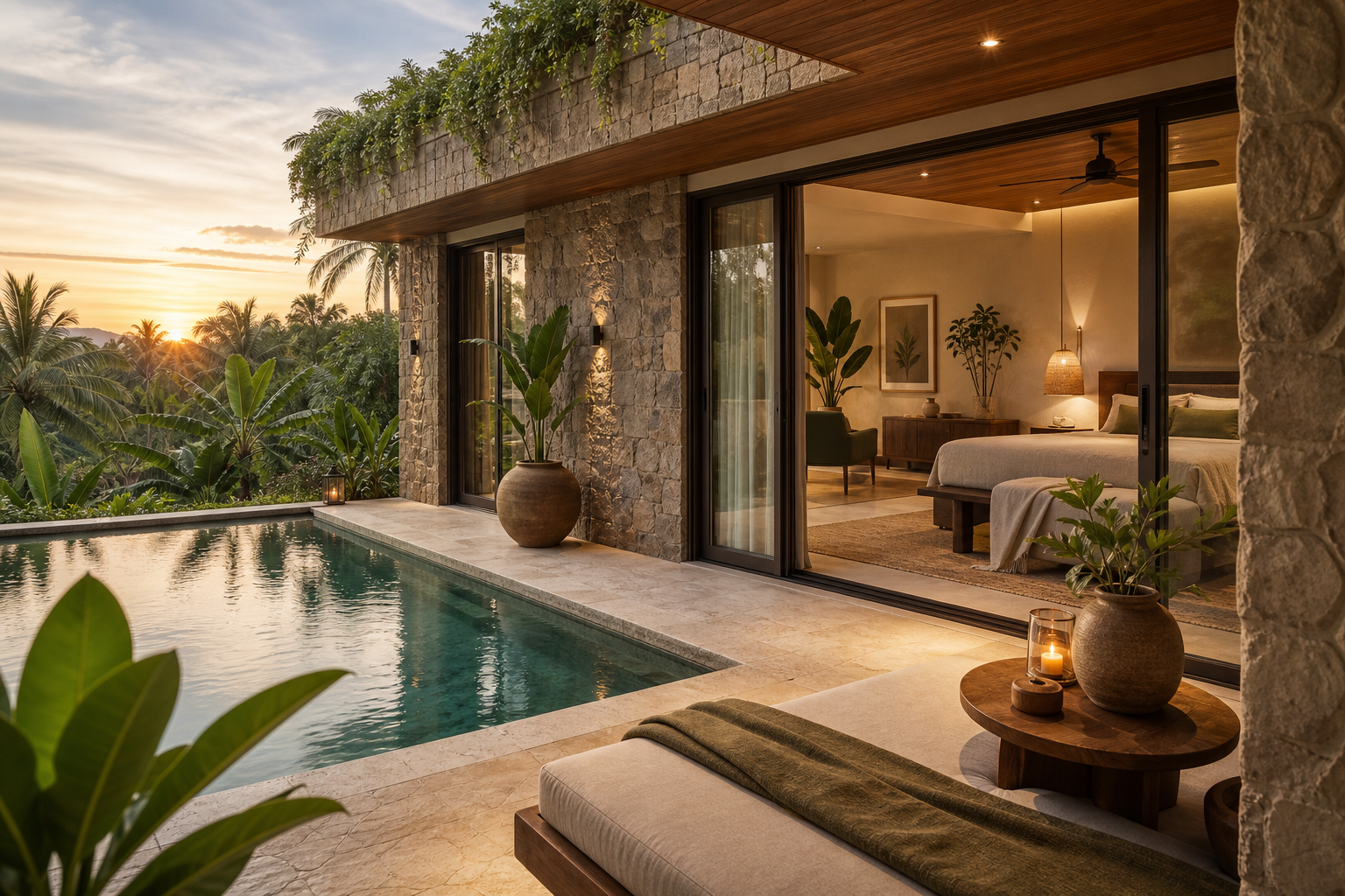 Spacious luxury villa stay