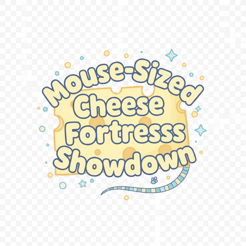 Mouse-Sized Cheese Fortress Showdown Logo