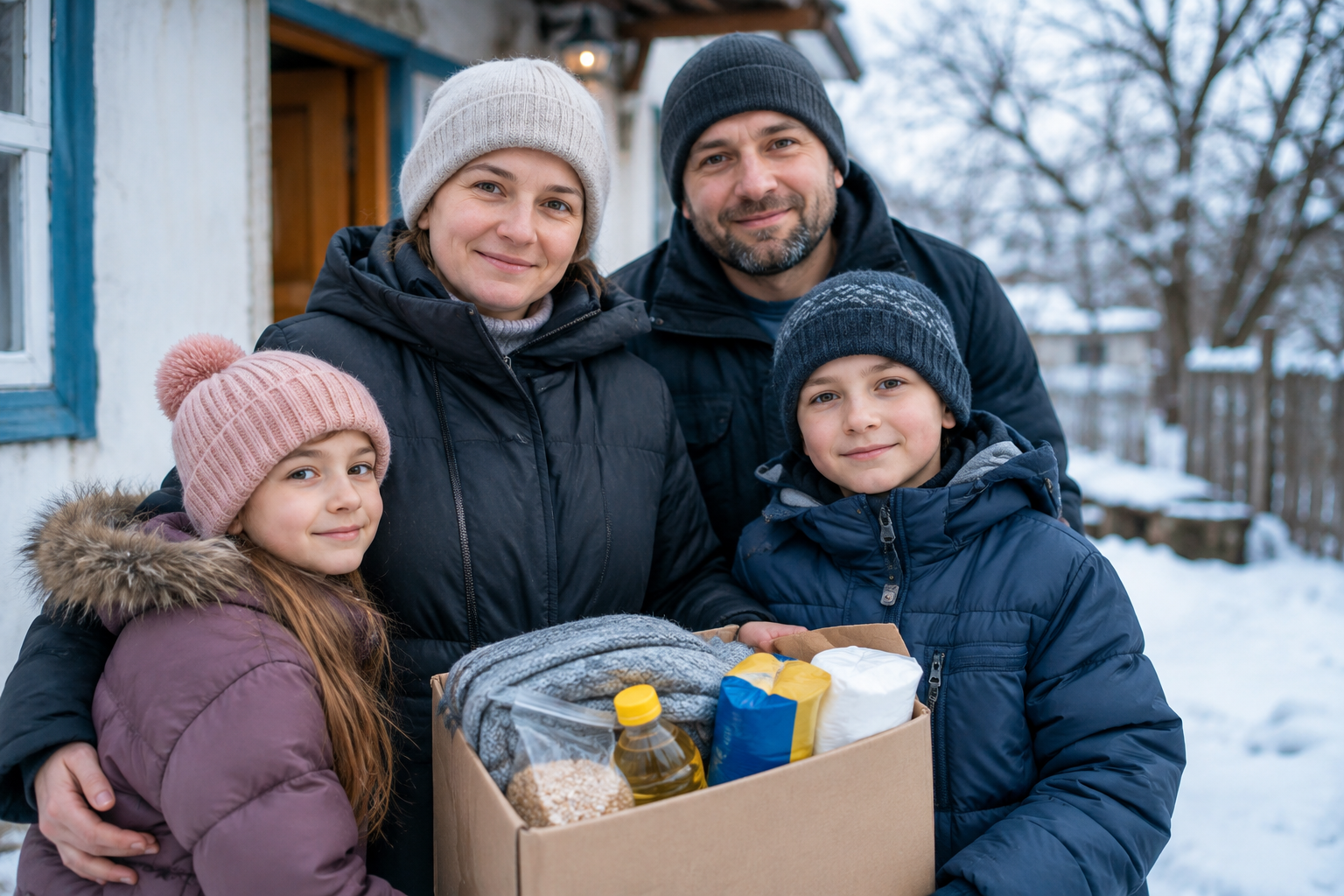 Documentary portrait for the story of Olena and family