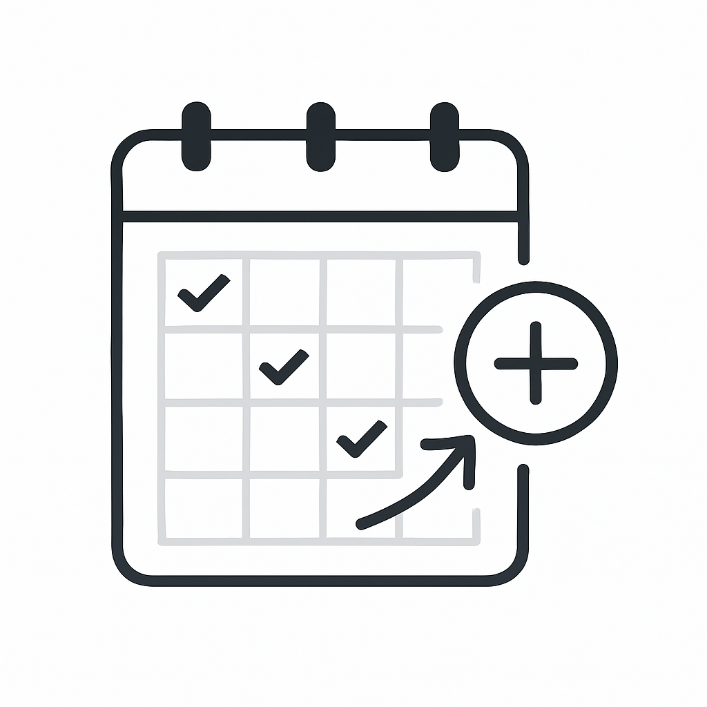 Qualification and booking modal with required fields, notes, and open time slots