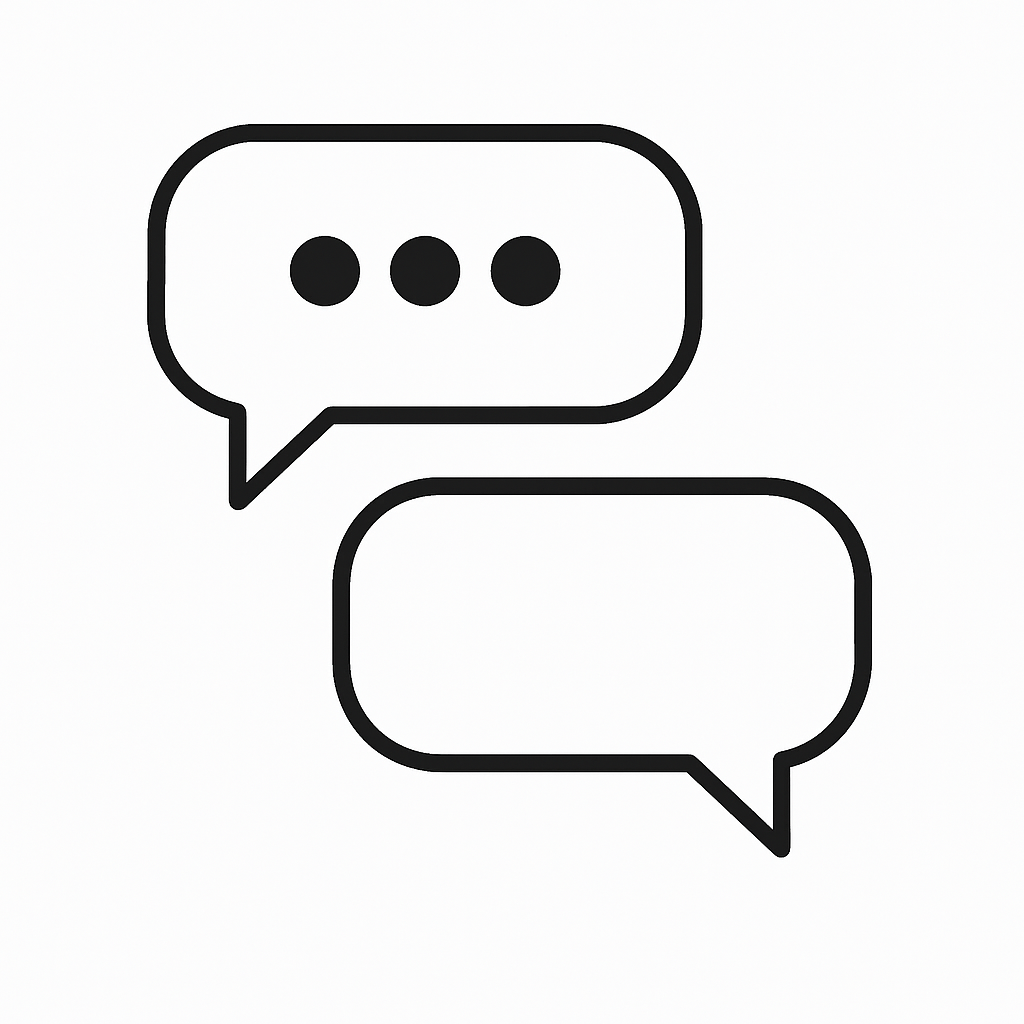 Sleek 2026-style UI illustration of a clean messaging dashboard with an elegant clock badge, sharp typography, soft shadows, and a minimal workspace backdrop with controlled depth and high-end finish.