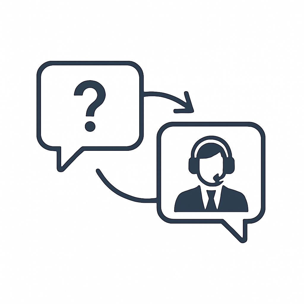 Realtime response console showing instant replies sent, response timing, and active inquiries