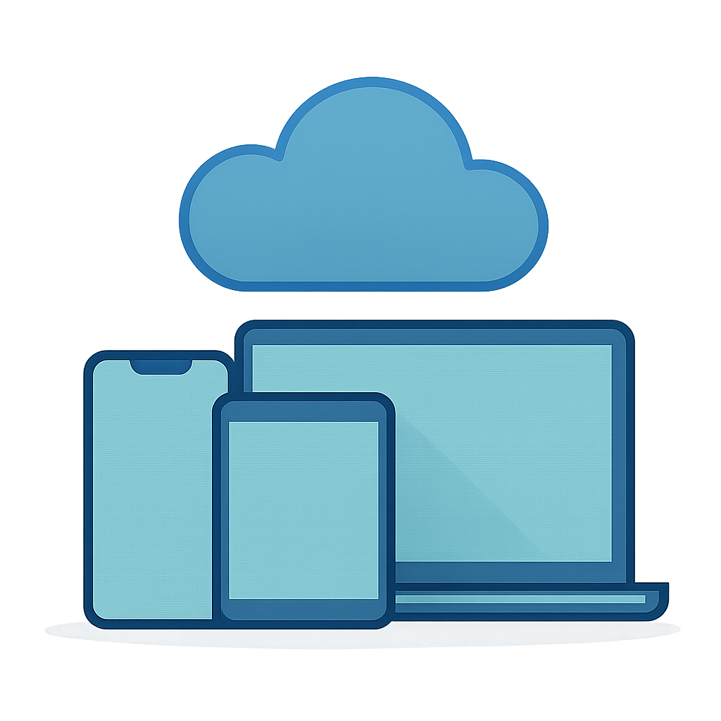 Analytics dashboard icon with charts for detailed business reporting, blue and teal palette