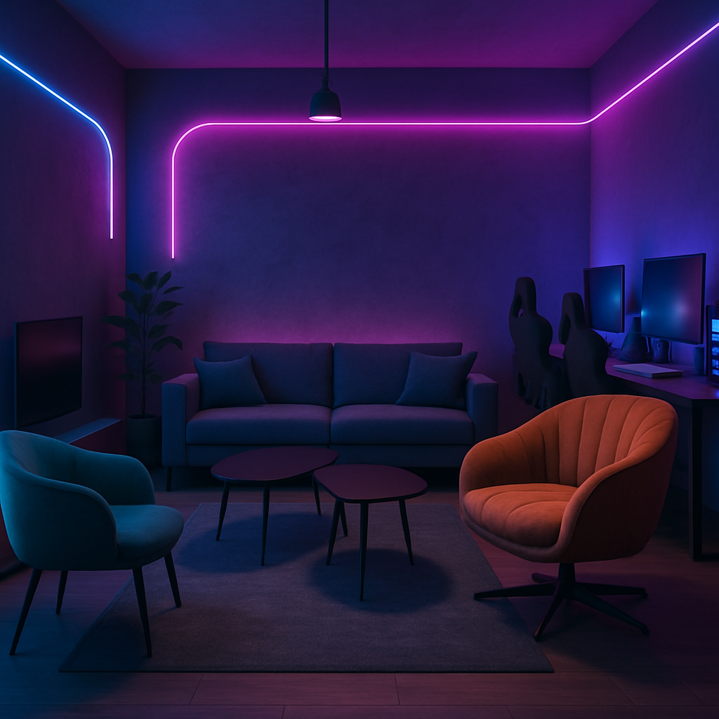 Relaxation lounge for gamers at B J Y R