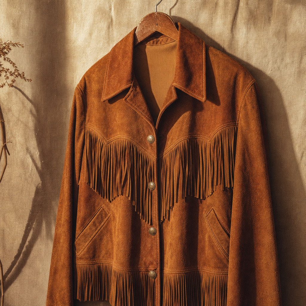 Sunset Suede Fringe Jacket