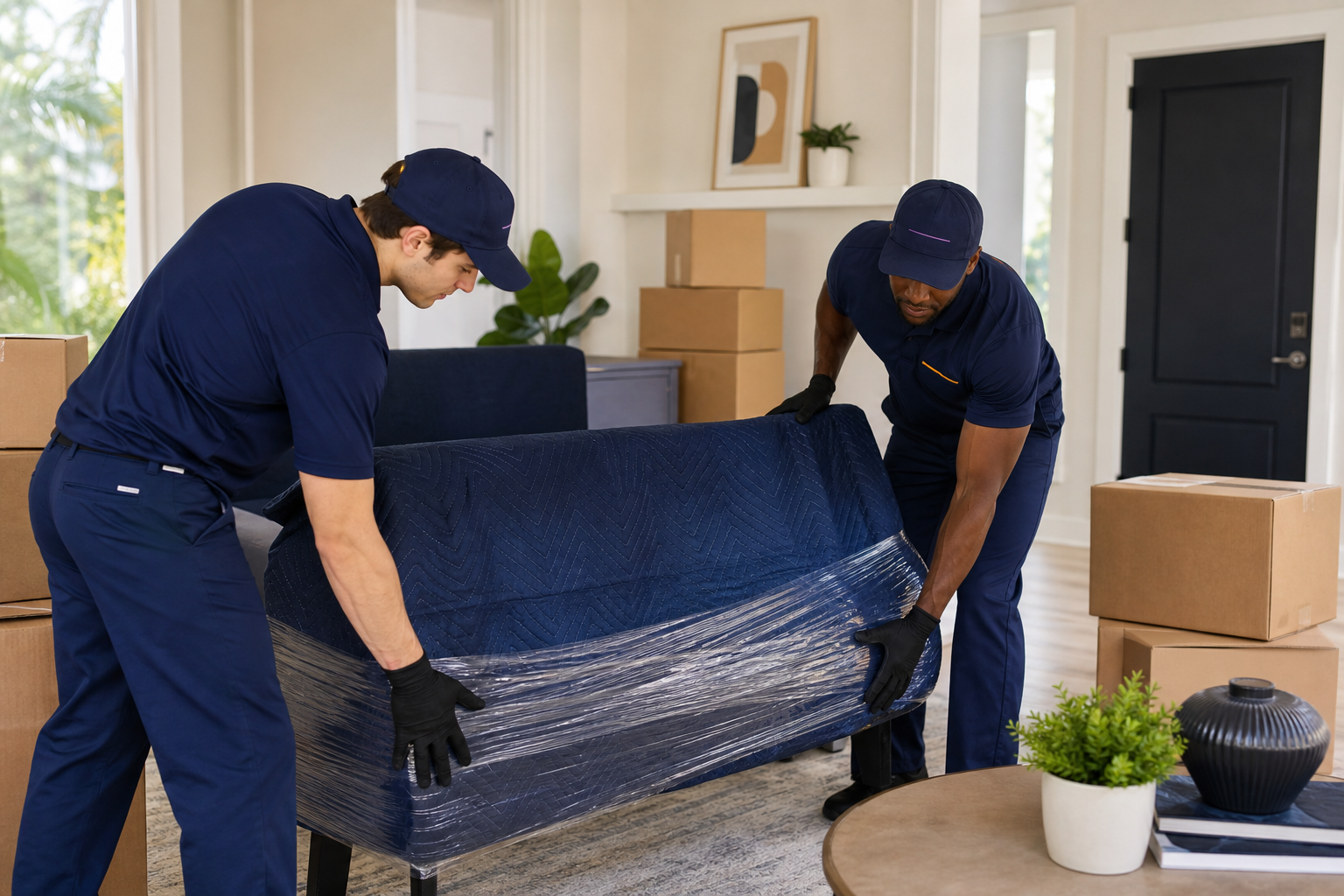 Professional movers performing Local Moving service