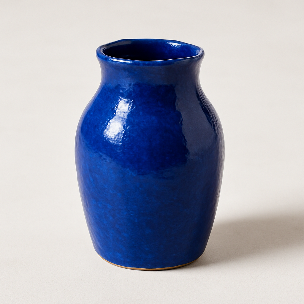 Cobalt Artisan Vase