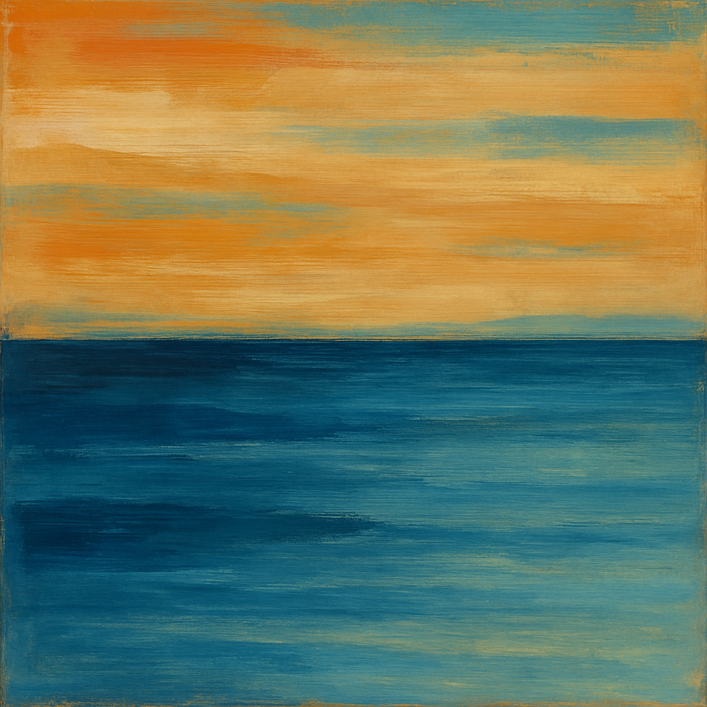 Abstract Horizon painting