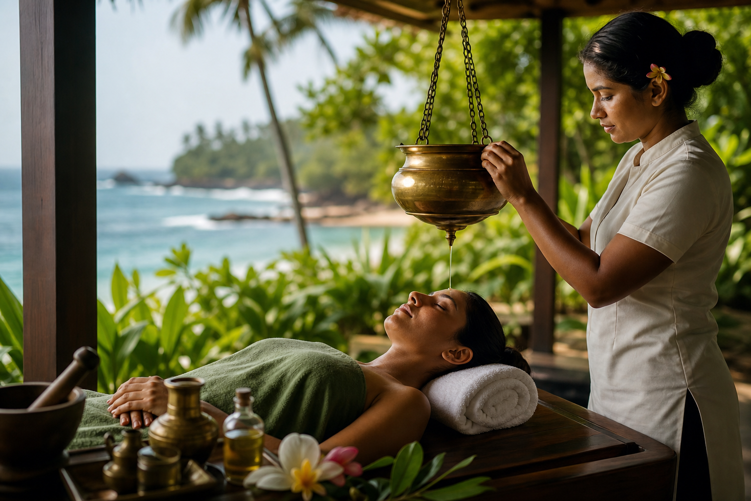 Ayurveda wellness and spa-inspired setting in Sri Lanka