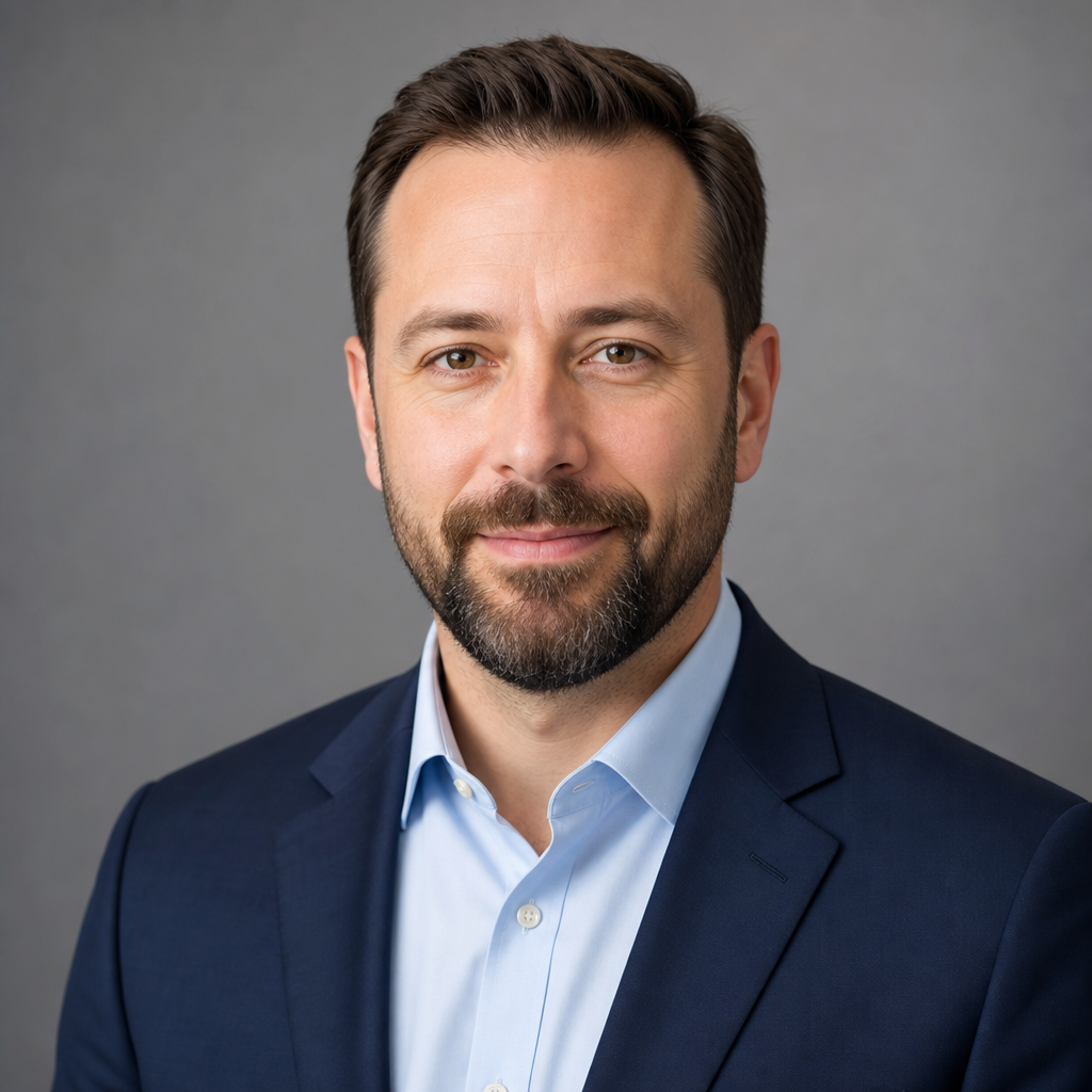 Andrew Collins in a professional business portrait