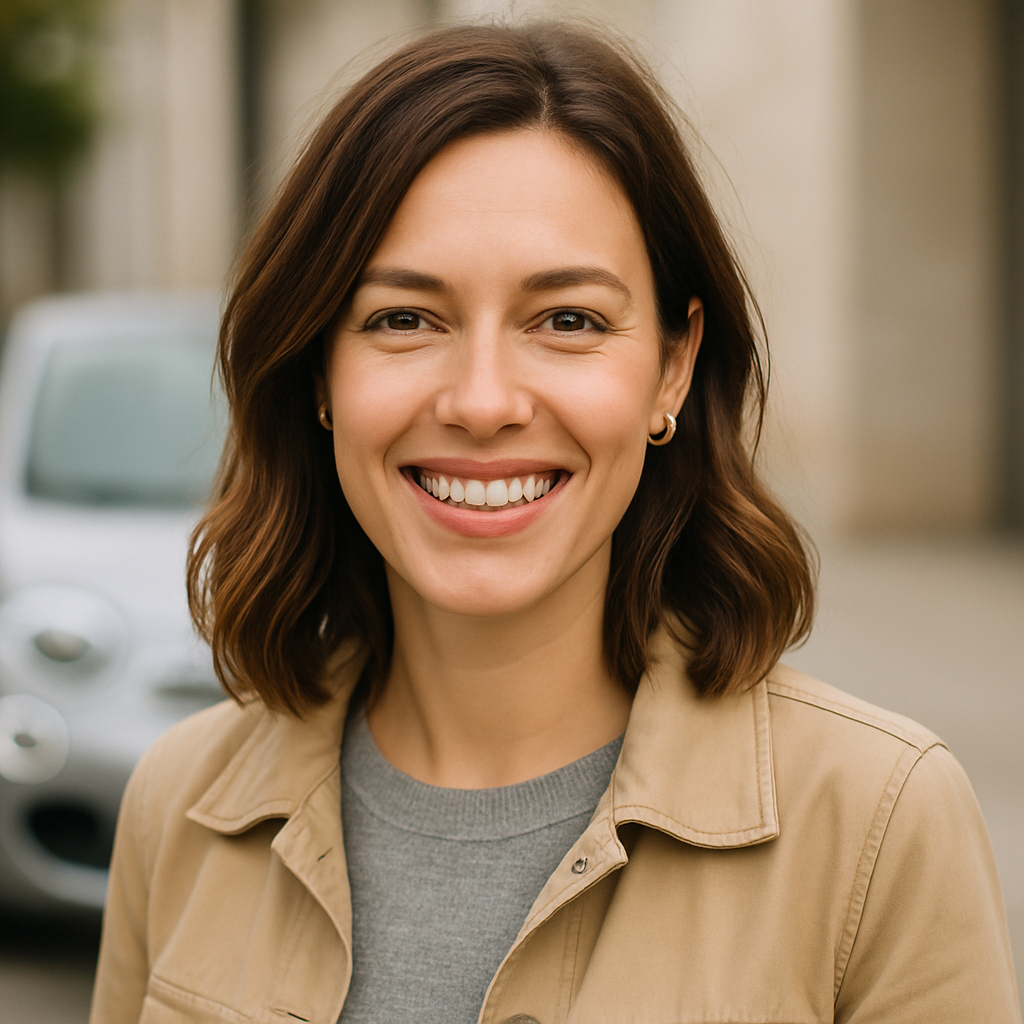 Julia Pearson, happy Fiat customer