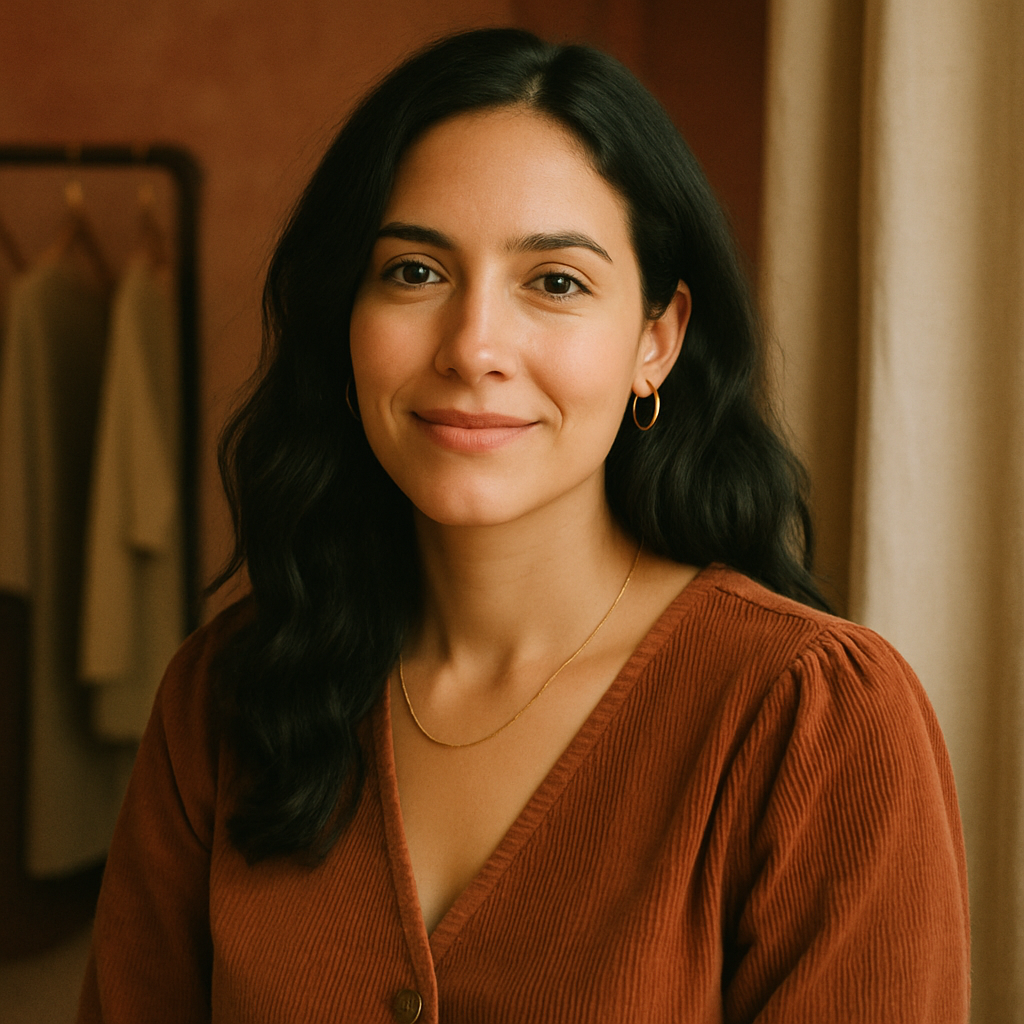 Portrait of Lena, a retro collector