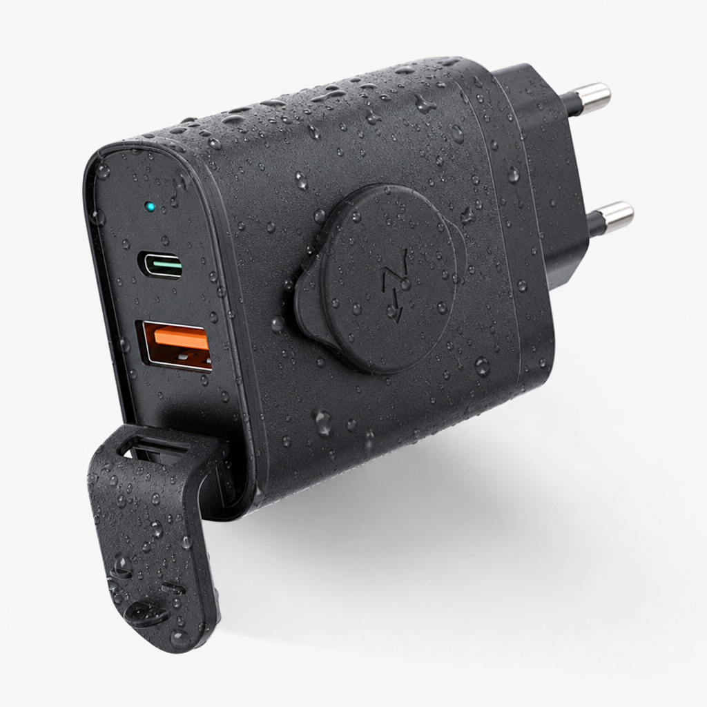 Weather-Resistant Fast Charging Adapter