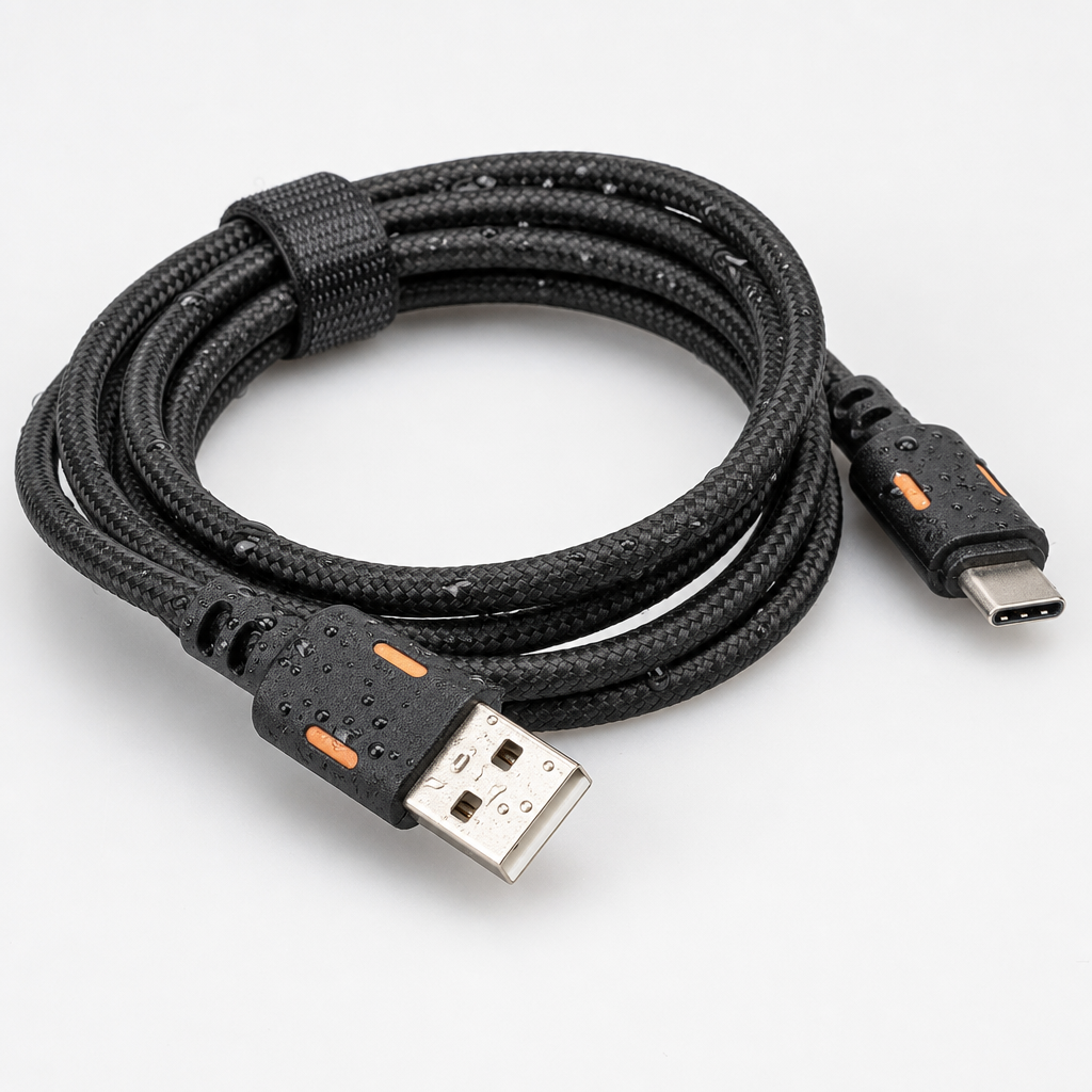 Wear-Resistant Waterproof Data Cable