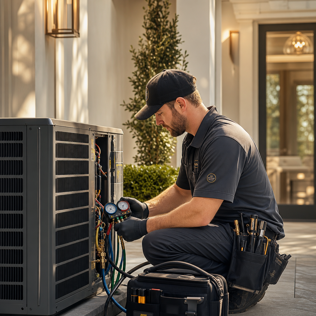 Bright, well-lit HVAC service photo for HVAC Installations