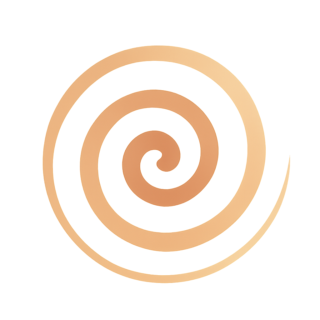 Gentle spiral icon representing hypnosis and subconscious transformation