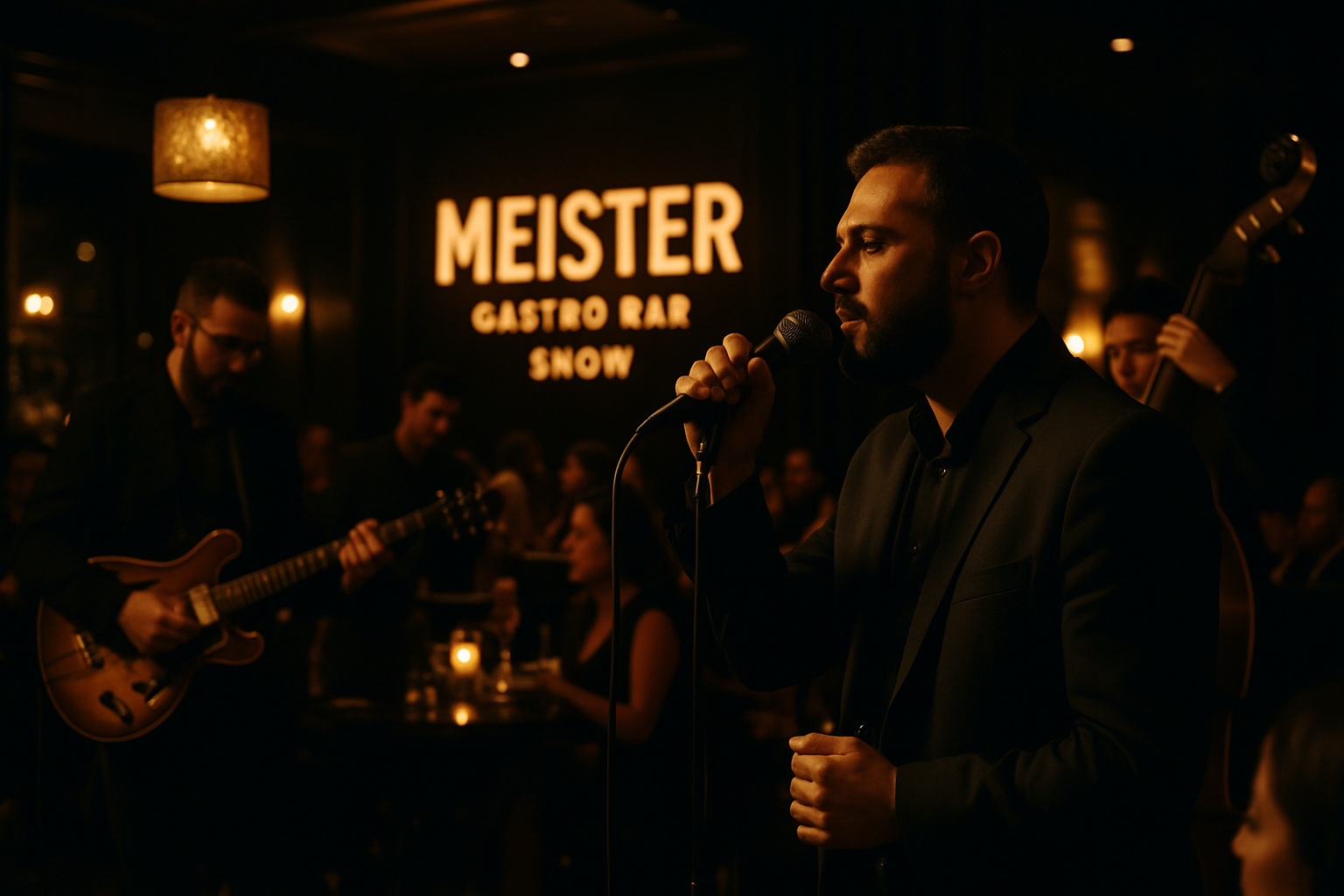 Foto real de Música en vivo en categoría Música en vivo de Meister Gastro Bar Show