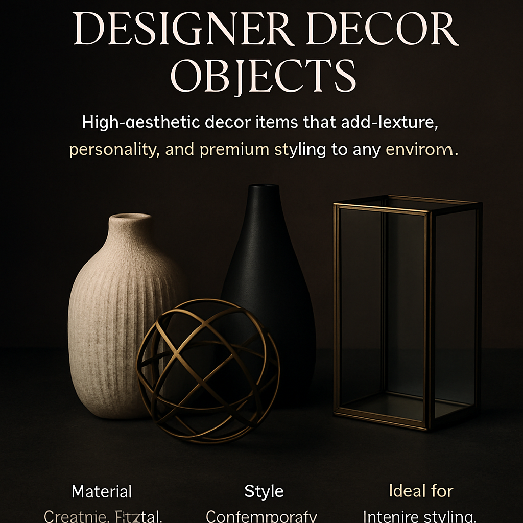 Designer Decor Objects