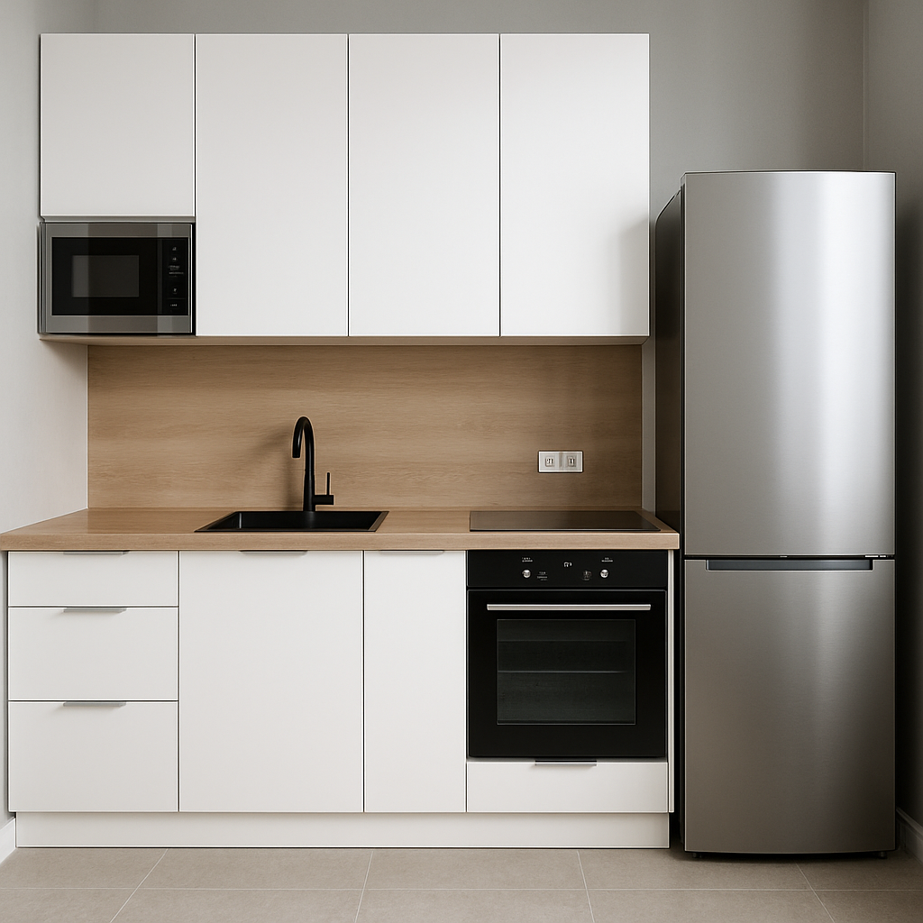 Modern Kyiv apartment kitchen