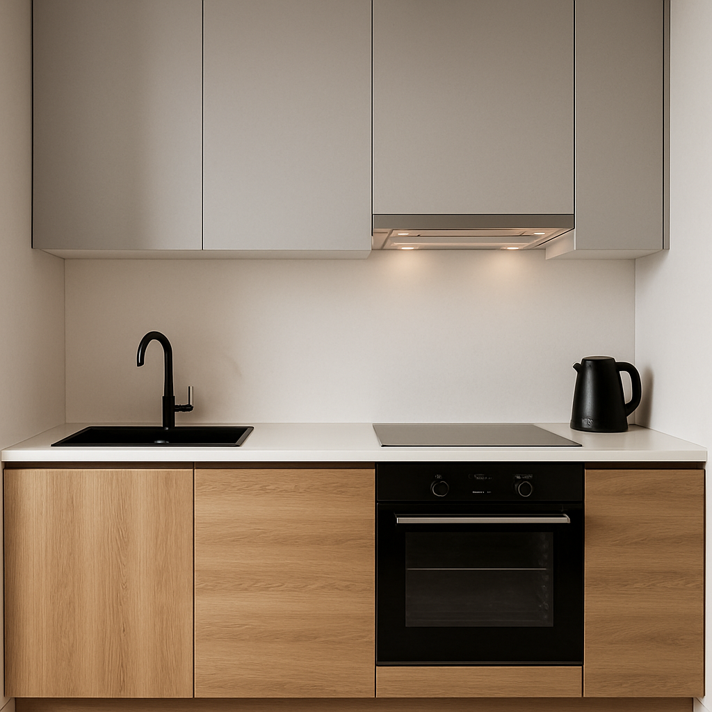 Modern Kyiv apartment kitchen
