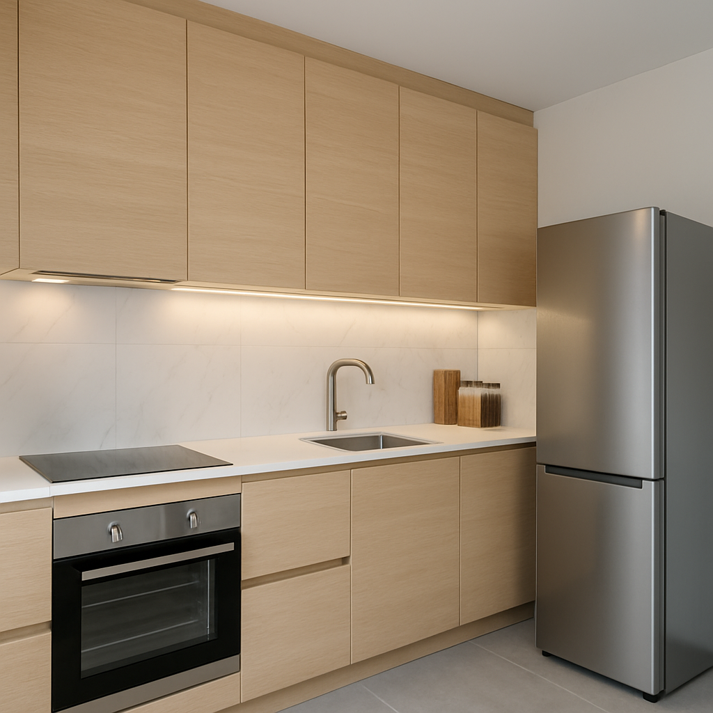 Modern Kyiv apartment kitchen