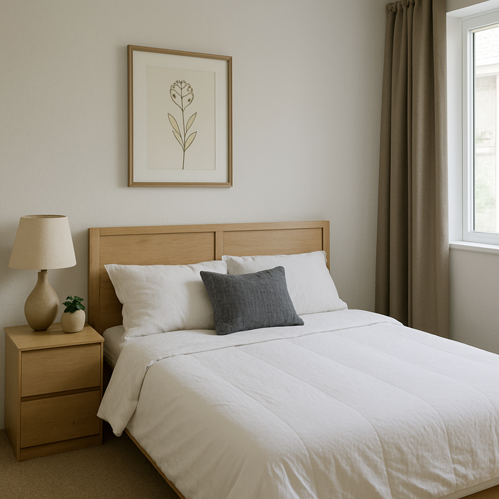 Cozy Kyiv apartment bedroom