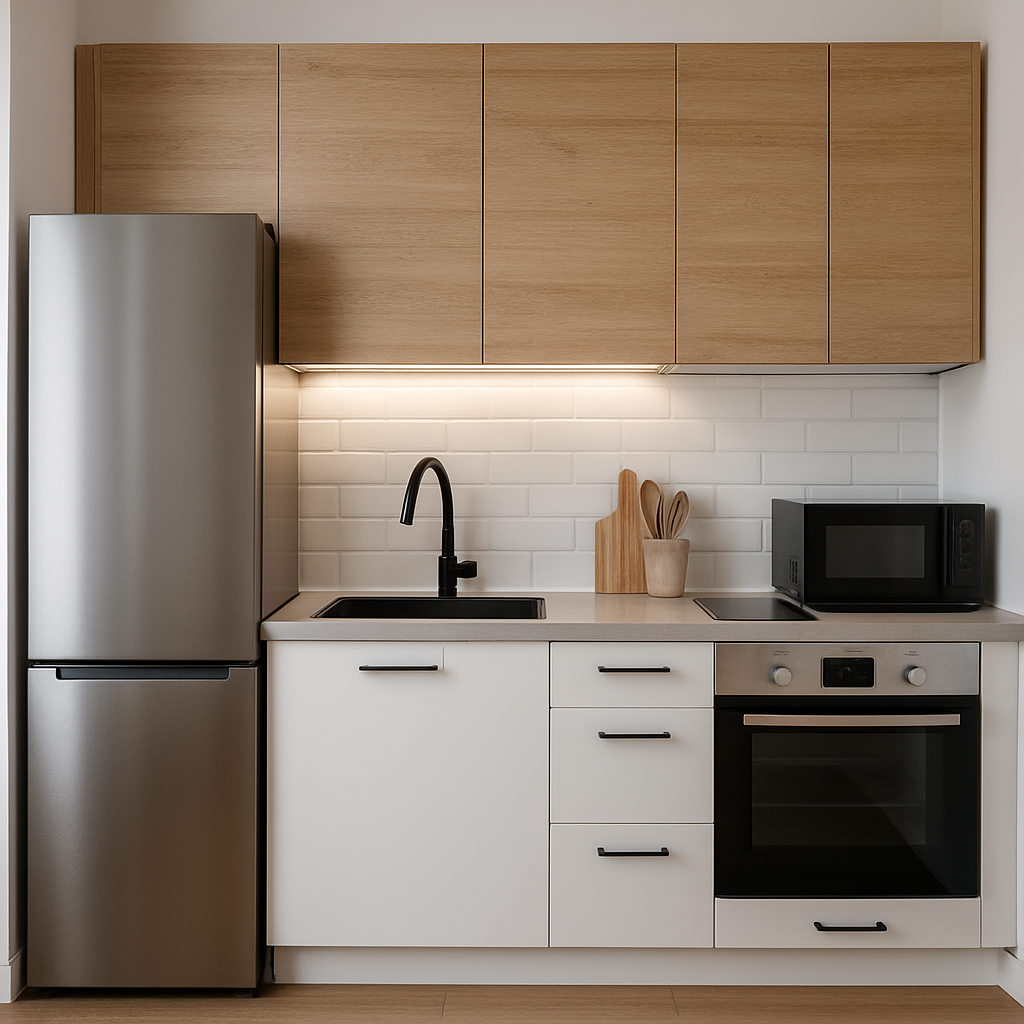 Modern Kyiv apartment kitchen