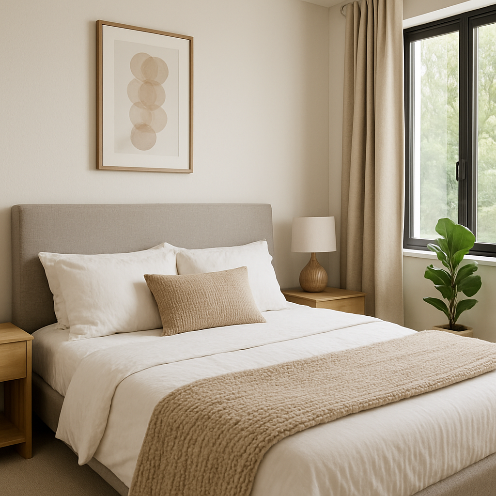 Cozy Kyiv apartment bedroom