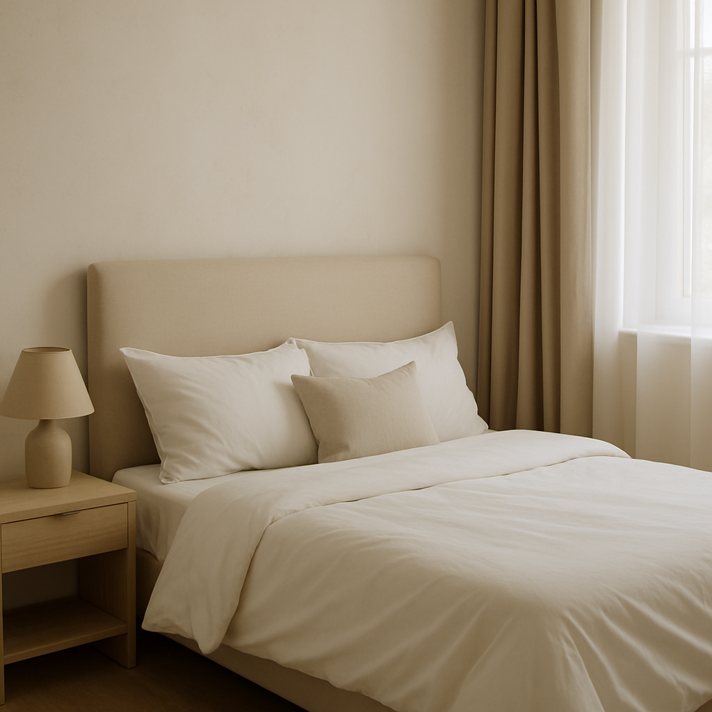 Cozy Kyiv apartment bedroom