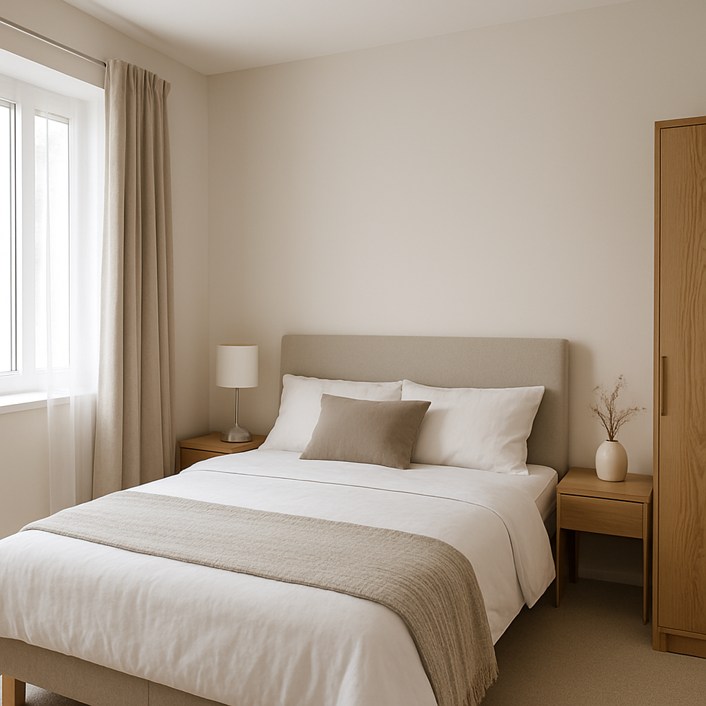 Cozy Kyiv apartment bedroom