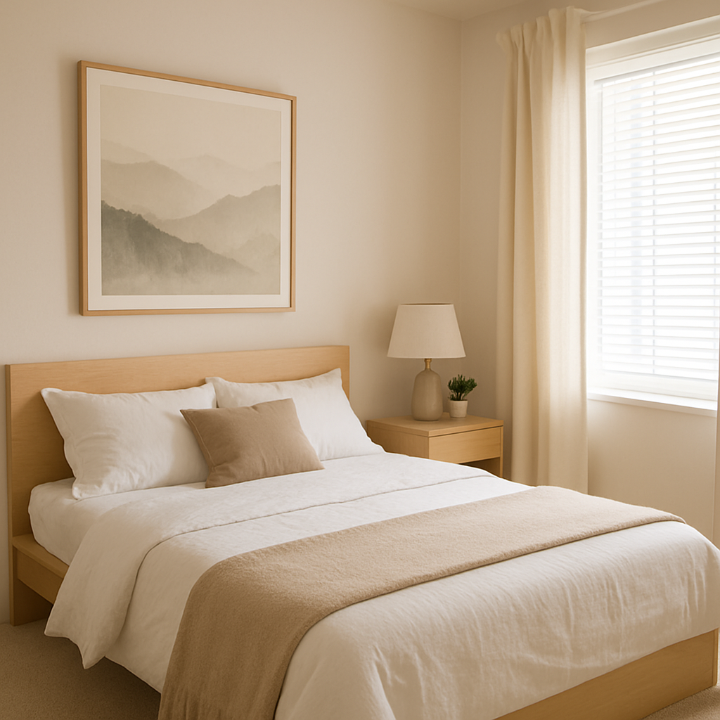 Cozy Kyiv apartment bedroom