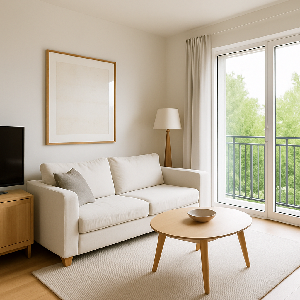 Bright Kyiv apartment living room