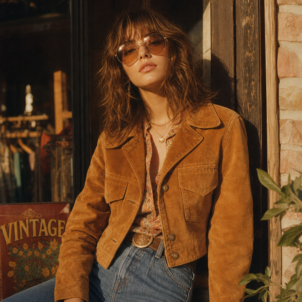 Golden Hour Suede Jacket