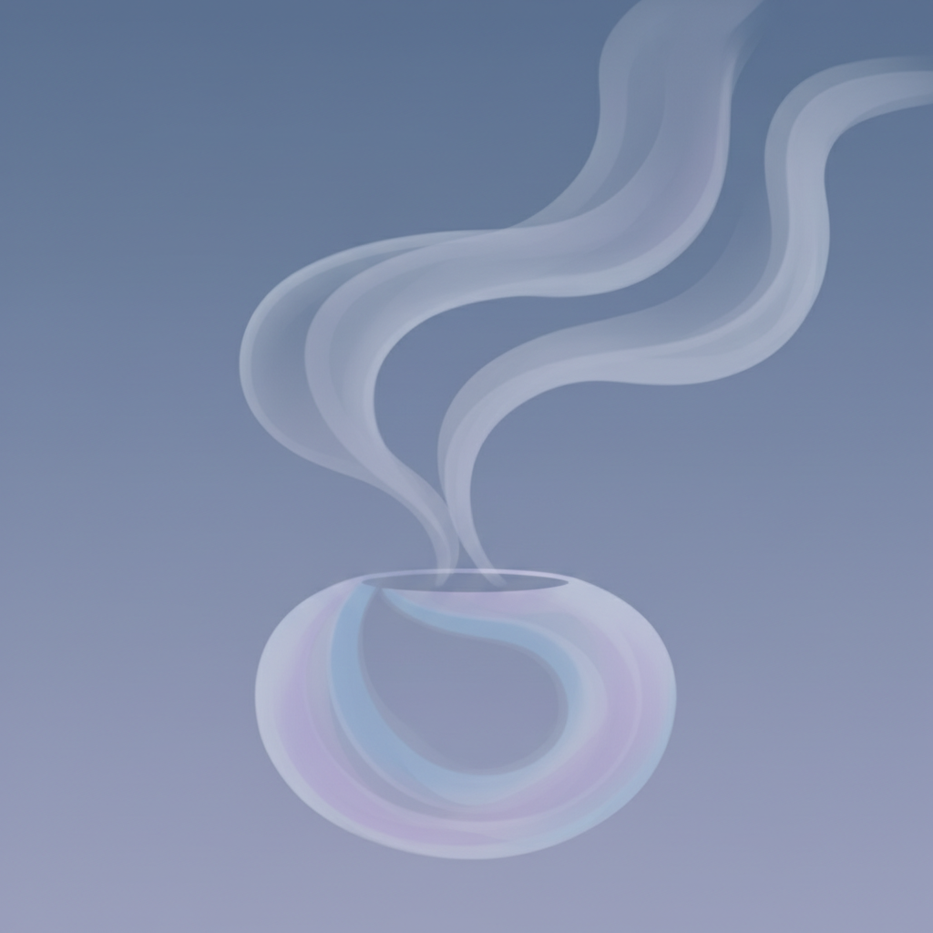 Abstract calming aromatherapy icon
