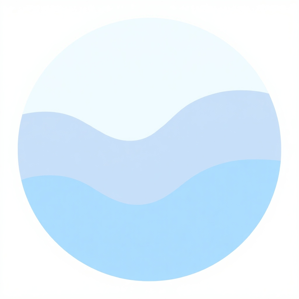 Abstract ocean waves icon