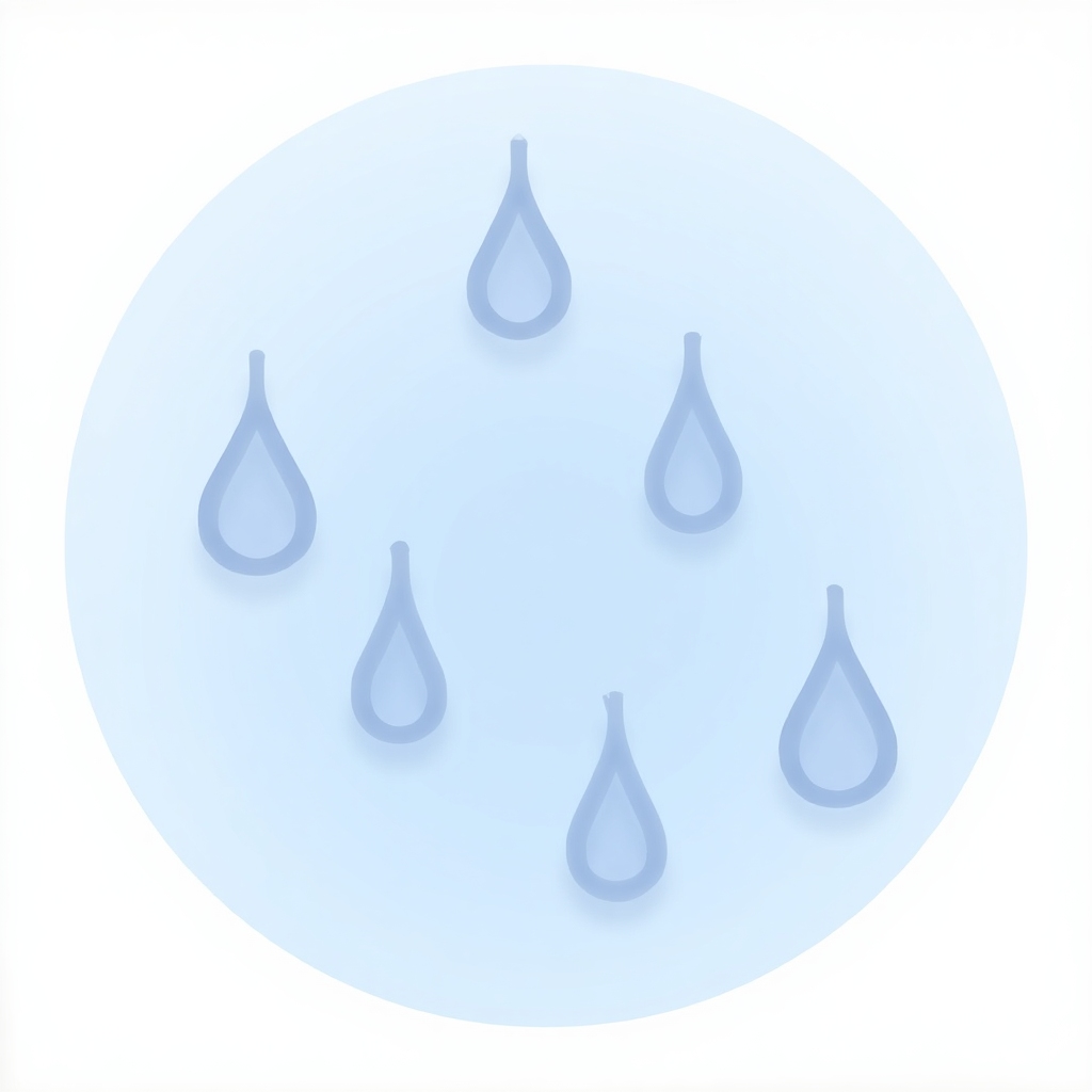 Abstract rain icon