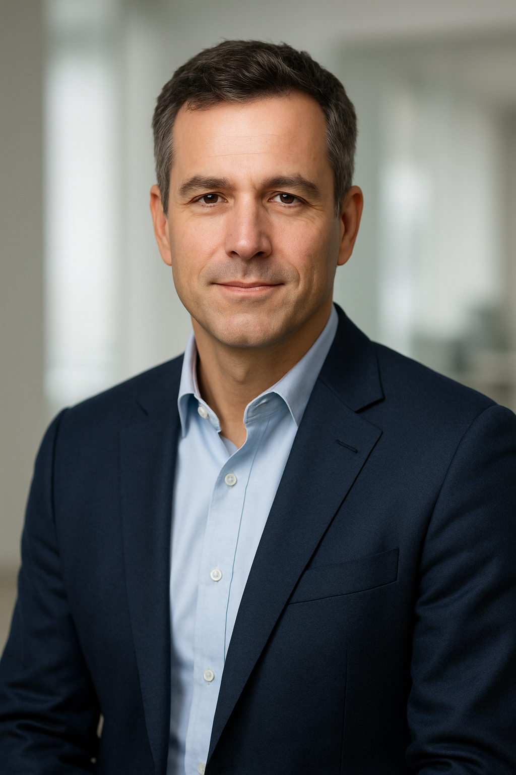Professional studio portrait of the Valley Strategy Group lead advisor