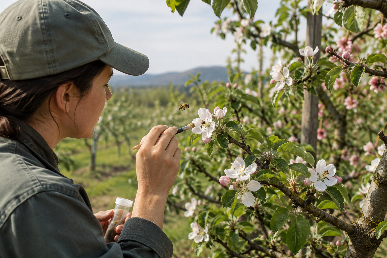How Pollination Shapes Fruit Set in Mixed Orchards