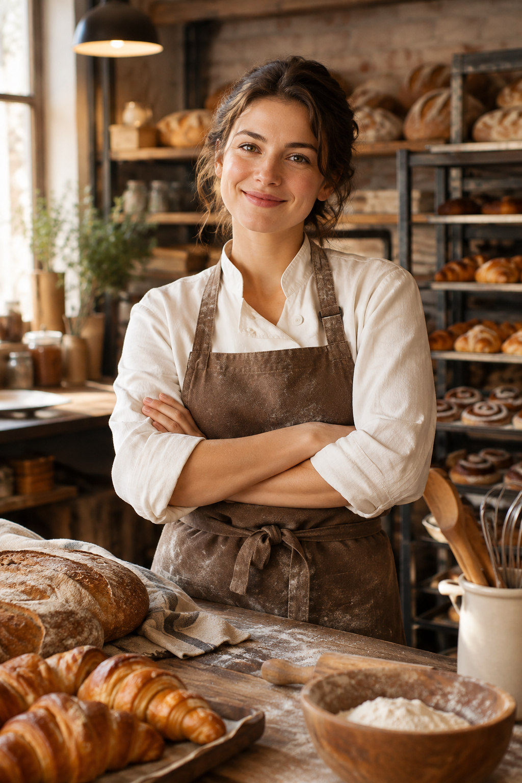 Elena Brooks, Cake Artisan at Golden Crust Bakery