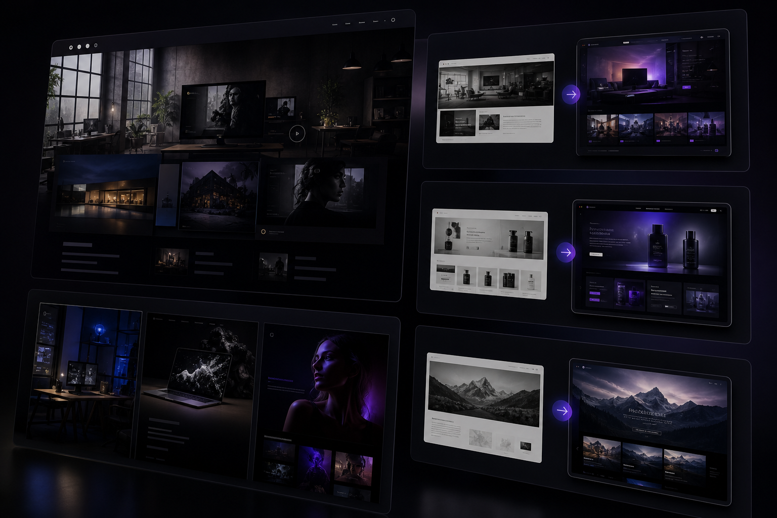 Web project archive thumbnail for studio portfolio visual redesign
