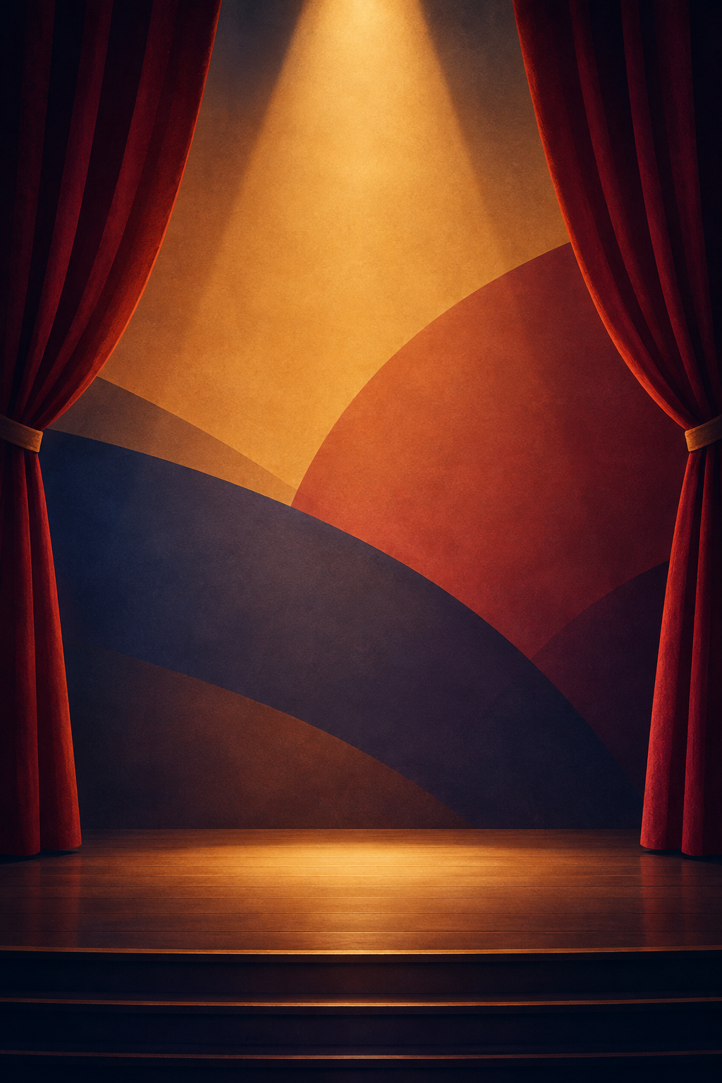 Editable portrait artwork slot for a future fall show