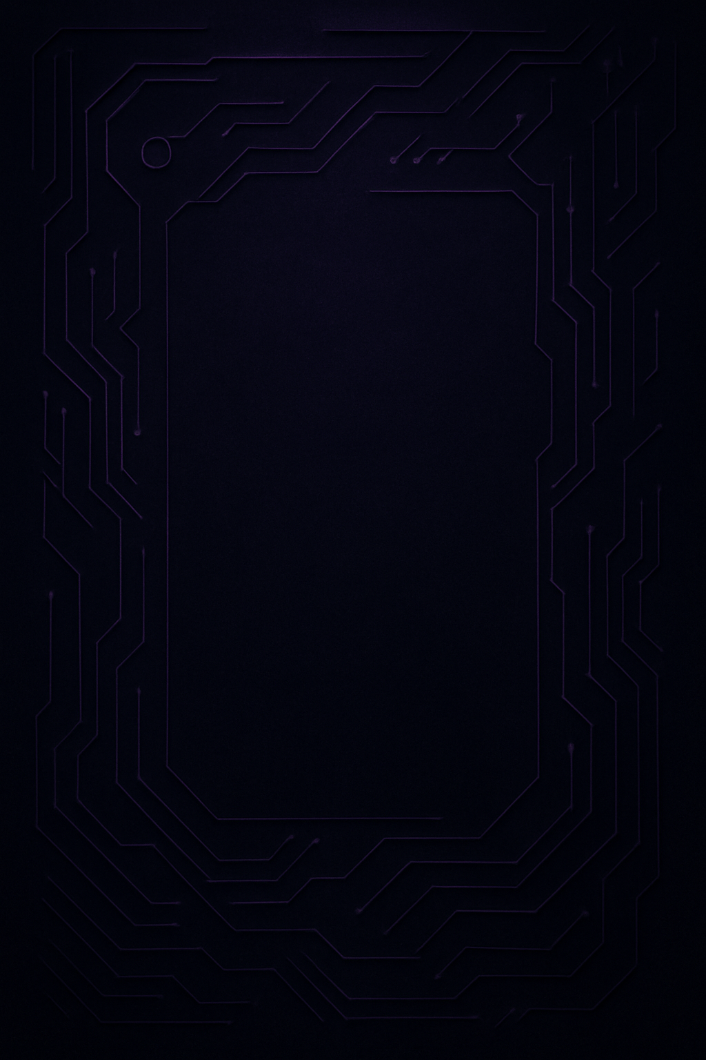 Shadowy purple placeholder with soft geometric circuitry