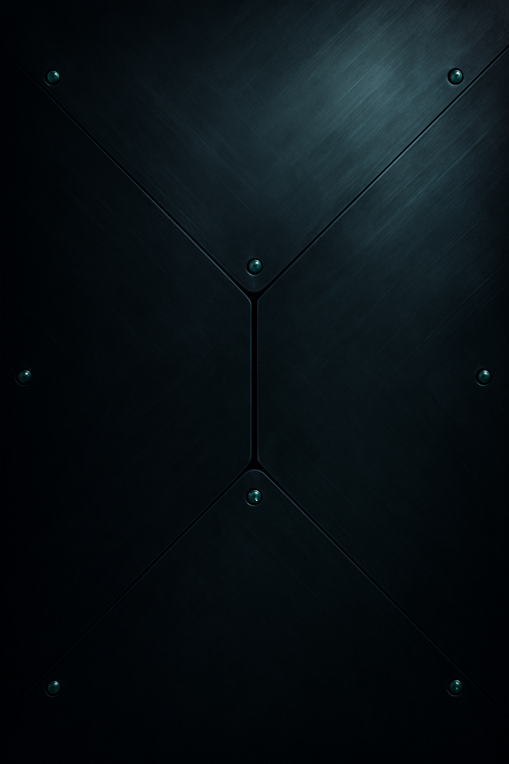 Shadowy graphite vault panel with faint diagonal texture and teal glow highlights, futuristic tone