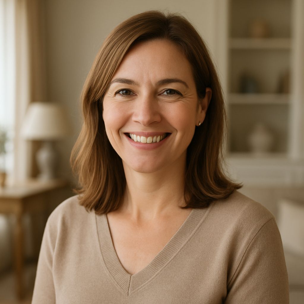 Portrait of Emily Thompson, satisfied KoverBrand customer