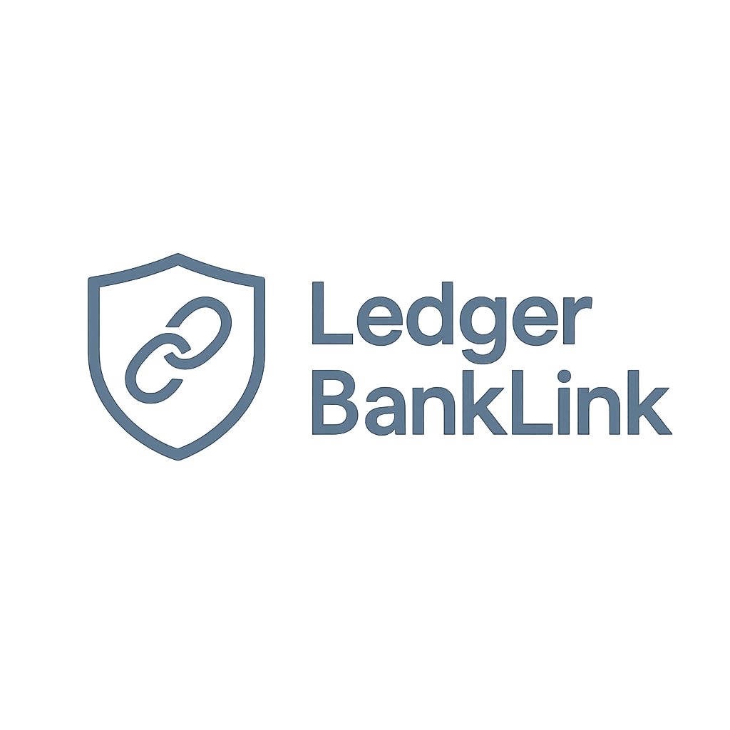 LedgerBankLink placeholder bank integration software logo